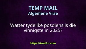 Watter tydelike posdiens is die vinnigste in 2025
