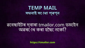 ৱবছইটৰ দবৰ tmailorcom ডমইন অৱৰধ কৰ হছ নক