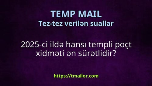 2025-ci ildə hansı templi poçt xidməti ən sürətlidir