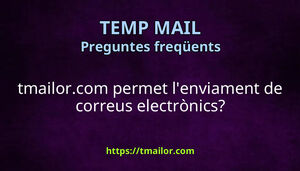 tmailorcom permet lenviament de correus electrònics