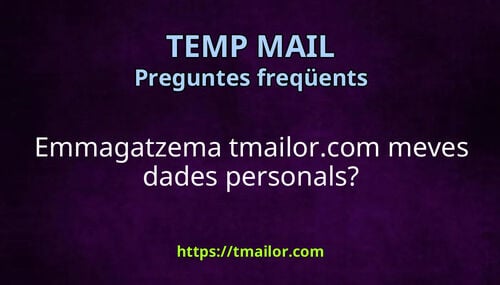 Emmagatzema tmailorcom meves dades personals