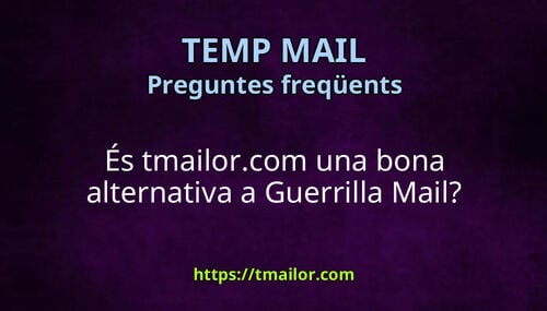 És tmailorcom una bona alternativa a Guerrilla Mail