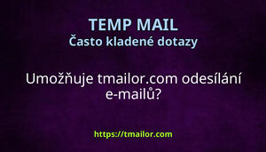 Umožňuje tmailorcom odesílání e-mailů