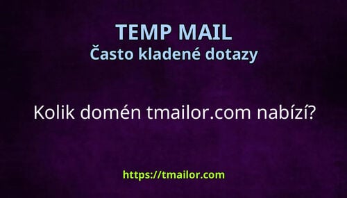 Kolik domén tmailorcom nabízí