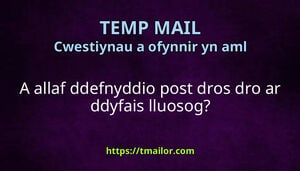 A allaf ddefnyddio post dros dro ar ddyfais lluosog