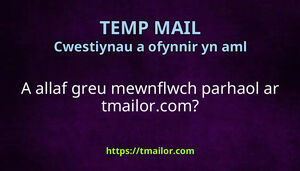A allaf greu mewnflwch parhaol ar tmailorcom
