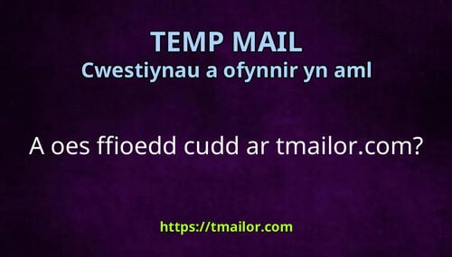 A oes ffioedd cudd ar tmailorcom