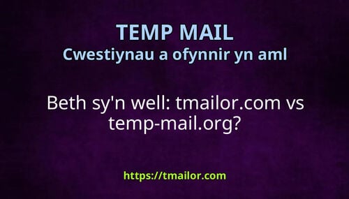 Beth syn well tmailorcom vs temp-mailorg