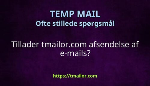 Tillader tmailorcom afsendelse af e-mails