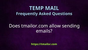 Does tmailorcom allow sending emails