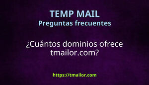 Cuántos dominios ofrece tmailorcom