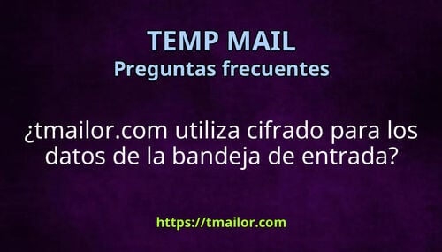 tmailorcom utiliza cifrado para los datos de la bandeja de entrada