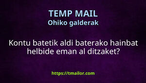 Kontu batetik aldi baterako hainbat helbide eman al ditzaket