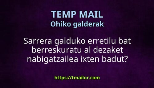 Sarrera galduko erretilu bat berreskuratu al dezaket nabigatzailea ixten badut