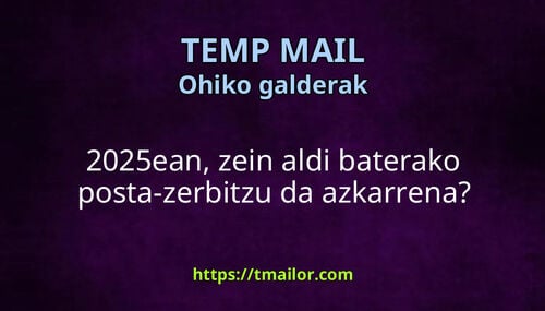2025ean zein aldi baterako posta-zerbitzu da azkarrena