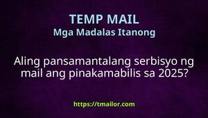 Aling pansamantalang serbisyo ng mail ang pinakamabilis sa 2025