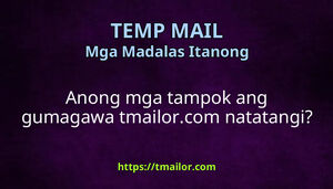 Anong mga tampok ang gumagawa tmailorcom natatangi