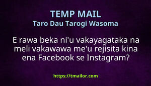 E rawa beka niu vakayagataka na meli vakawawa meu rejisita kina ena Facebook se Instagram