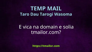 E vica na domain e solia tmailorcom