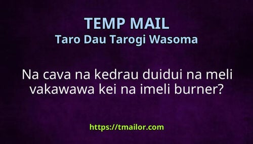 Na cava na kedrau duidui na meli vakawawa kei na imeli burner