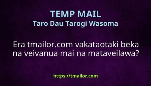 Era tmailorcom vakataotaki beka na veivanua mai na mataveilawa