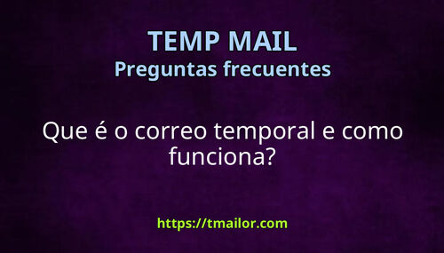 Que é o correo temporal e como funciona