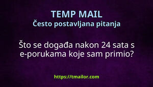 Što se događa nakon 24 sata s e-porukama koje sam primio