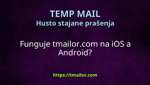 Funguje tmailorcom na iOS a Android