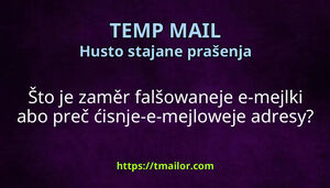 Što je zaměr falšowaneje e-mejlki abo preč ćisnje-e-mejloweje adresy