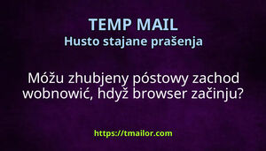 Móžu zhubjeny póstowy zachod wobnowić hdyž browser začinju