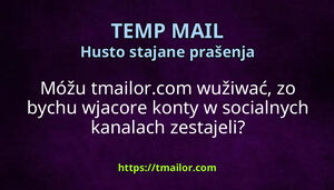 Móžu tmailorcom wužiwać zo bychu wjacore konty w socialnych kanalach zestajeli