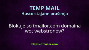 Blokuje so tmailorcom domaina wot webstronow