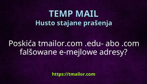 Poskića tmailorcom edu- abo com falšowane e-mejlowe adresy