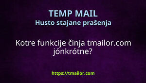 Kotre funkcije činja tmailorcom jónkrótne