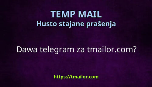 Dawa telegram za tmailorcom
