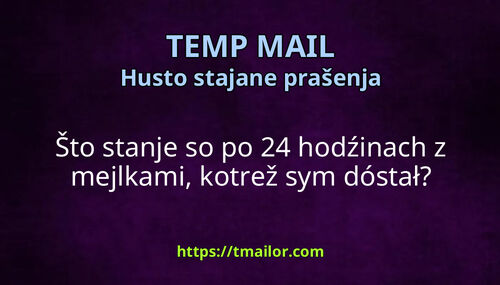 Što stanje so po 24 hodźinach z mejlkami kotrež sym dóstał