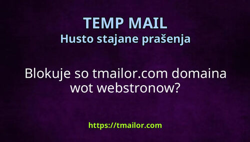 Blokuje so tmailorcom domaina wot webstronow