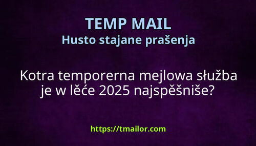 Kotra temporerna mejlowa słužba je w lěće 2025 najspěšniše