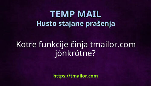 Kotre funkcije činja tmailorcom jónkrótne