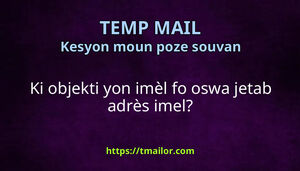 Ki objekti yon imèl fo oswa jetab adrès imel