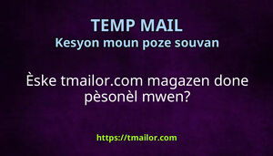 Èske tmailorcom magazen done pèsonèl mwen