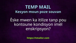 Èske mwen ka itilize tanp pou kontoune kondisyon imèl enskripsyon