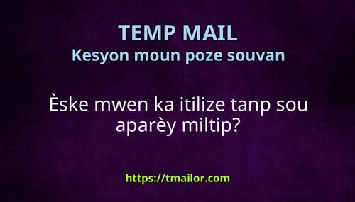 Èske mwen ka itilize tanp sou aparèy miltip