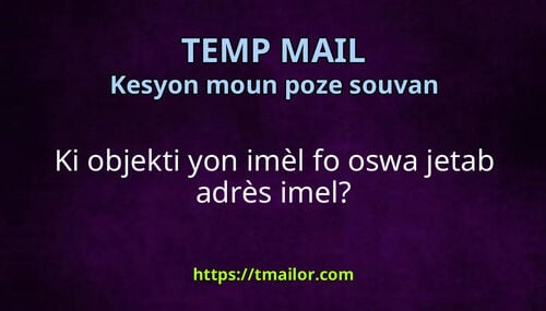 Ki objekti yon imèl fo oswa jetab adrès imel