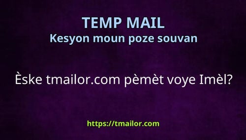 Èske tmailorcom pèmèt voye Imèl