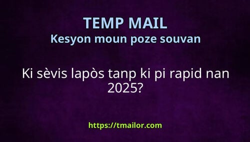 Ki sèvis lapòs tanp ki pi rapid nan 2025