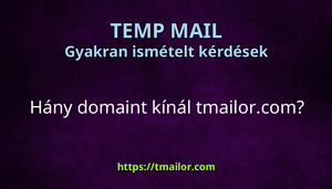 Hány domaint kínál tmailorcom