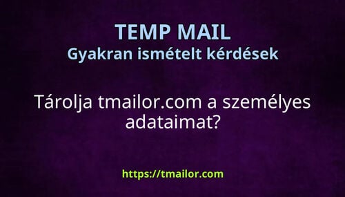 Tárolja tmailorcom a személyes adataimat