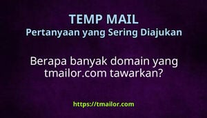 Berapa banyak domain yang tmailorcom tawarkan