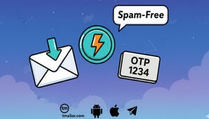 TempMail ستاسو خوندی دروازه د سپیم څخه پاک انبکس ته